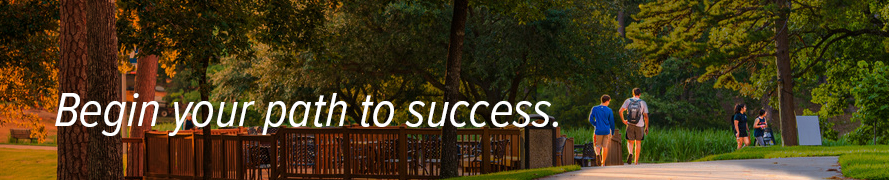 Begin your path to success.