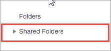 Create an envelope from Shared Folders Templates