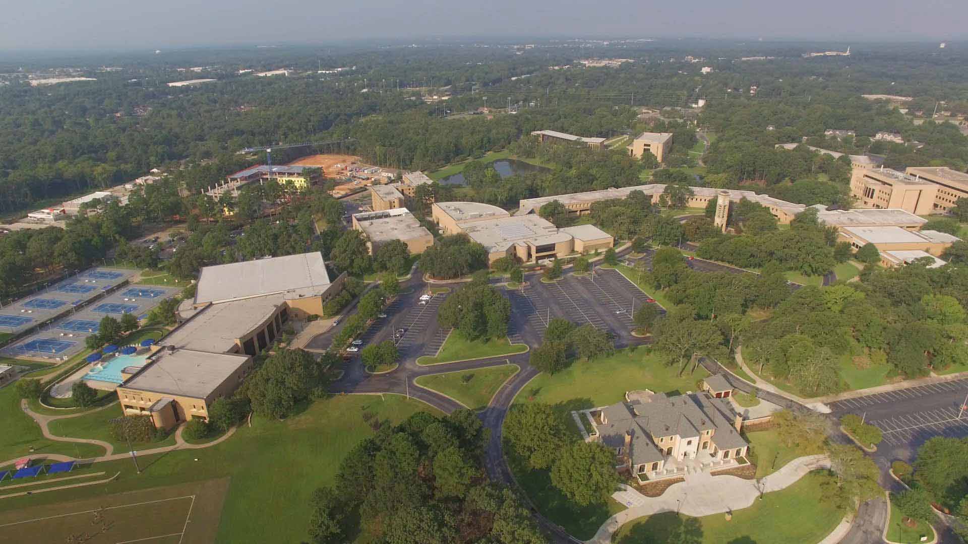 UT Tyler Campus Aerial View