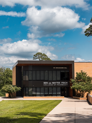 W.T. Brookeshire Hall, Home of the Ben and Maytee Fisch College of Pharmacy