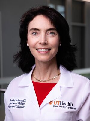 Dr. Pamela J. McShane, a professor in the Department of Pulmonology at The University of Texas at Tyler School of Medicine