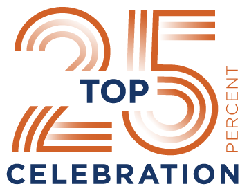 Top 25% Celebration