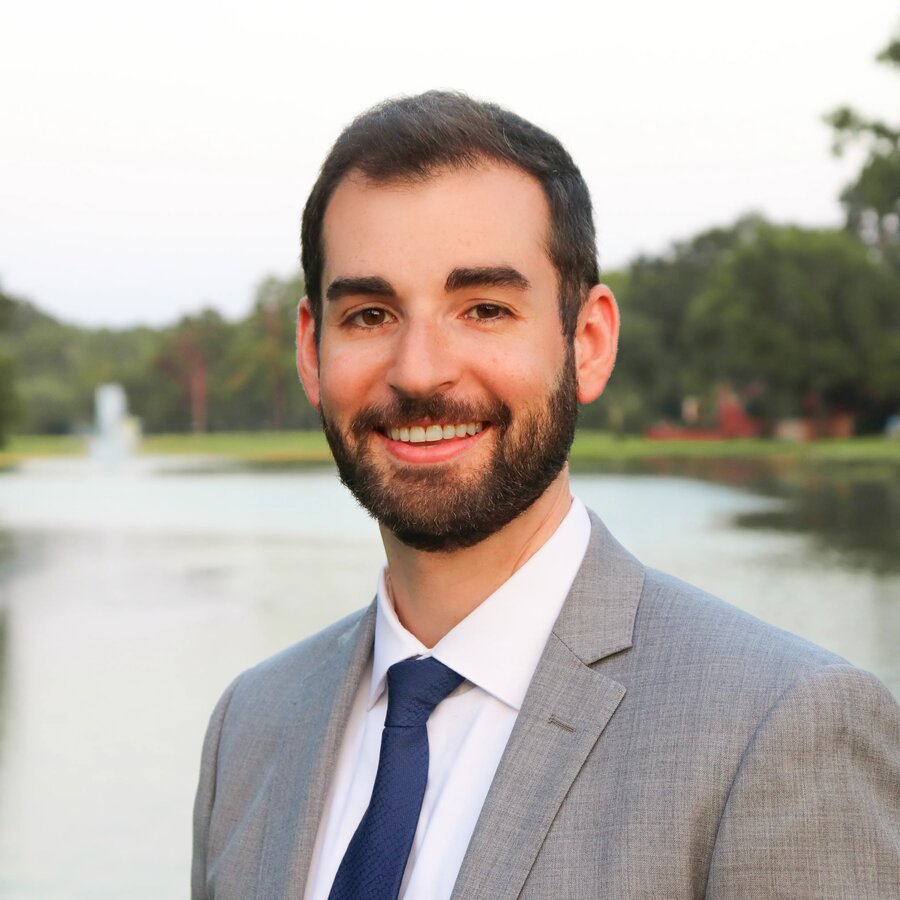 Cody Wingfield, who graduated with an MBA from the Soules College of Business in 2023.