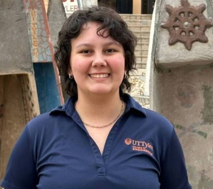 Esther Fajardo is a UT Tyler student receiving there Bachelor of Science in Civil Engineering in 2024