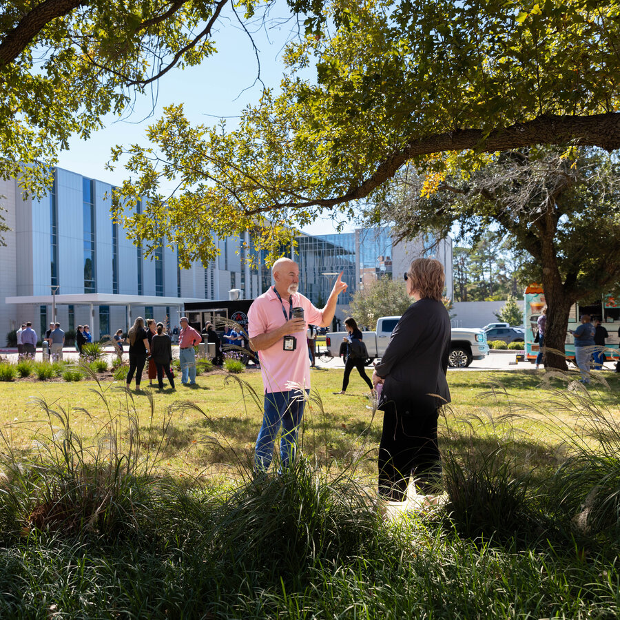 Food truck social event at UT Health north campus