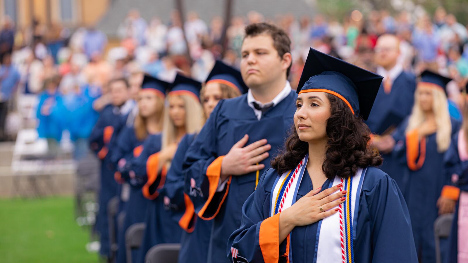 PhD in Clinical Psychology students during UT Tyler's Spring Commencement Ceremony