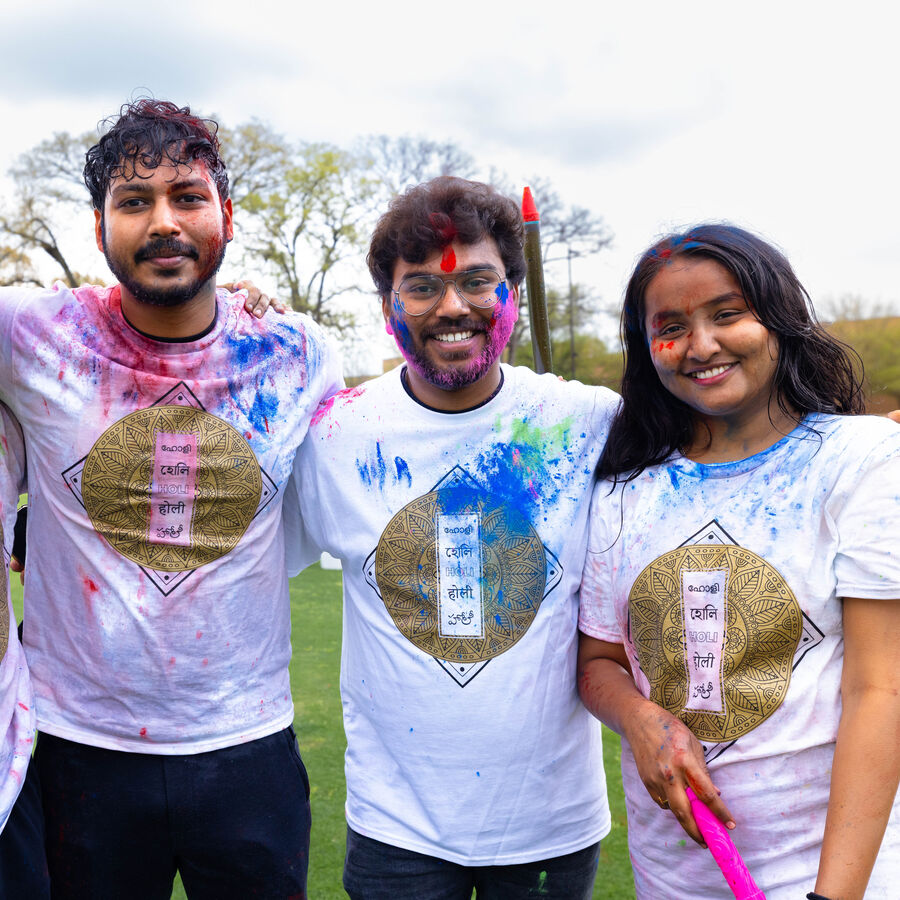 UT Tyler's Office of International Programs hosts its annual Holi celebration on the plaza