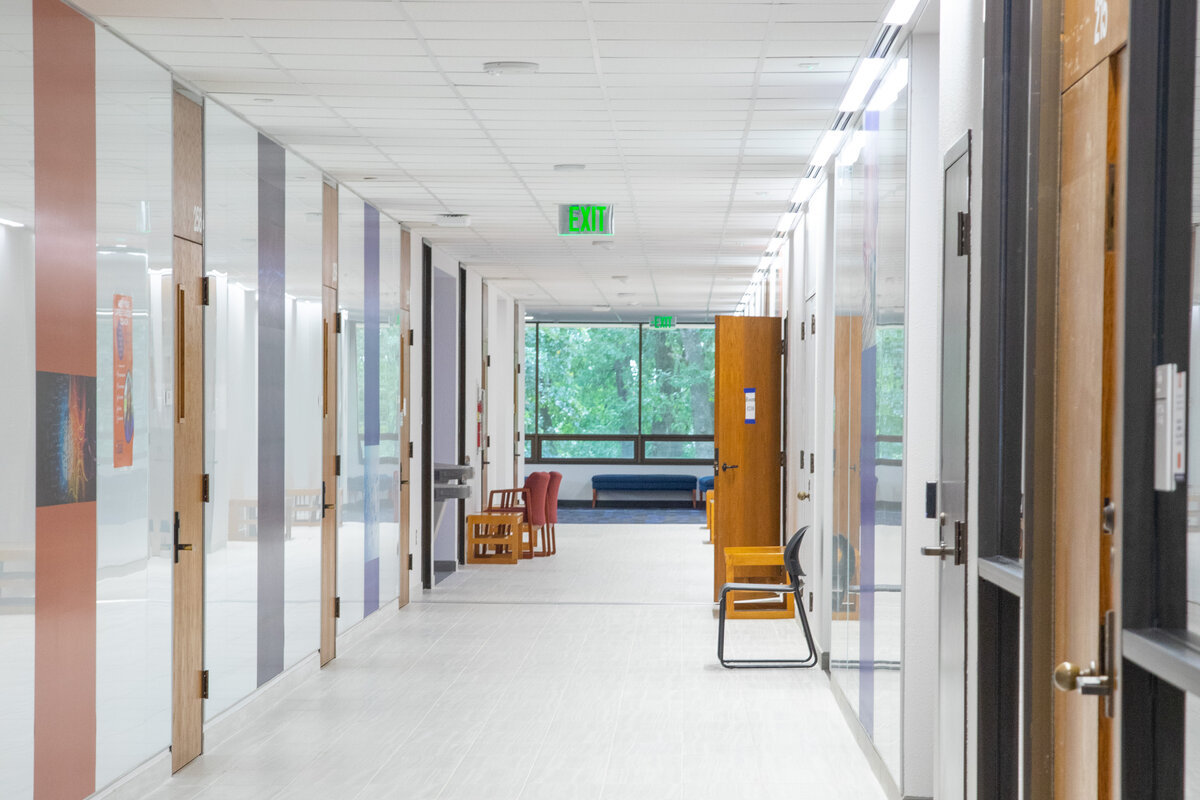 The main hall of the college of Arts and Sciences building