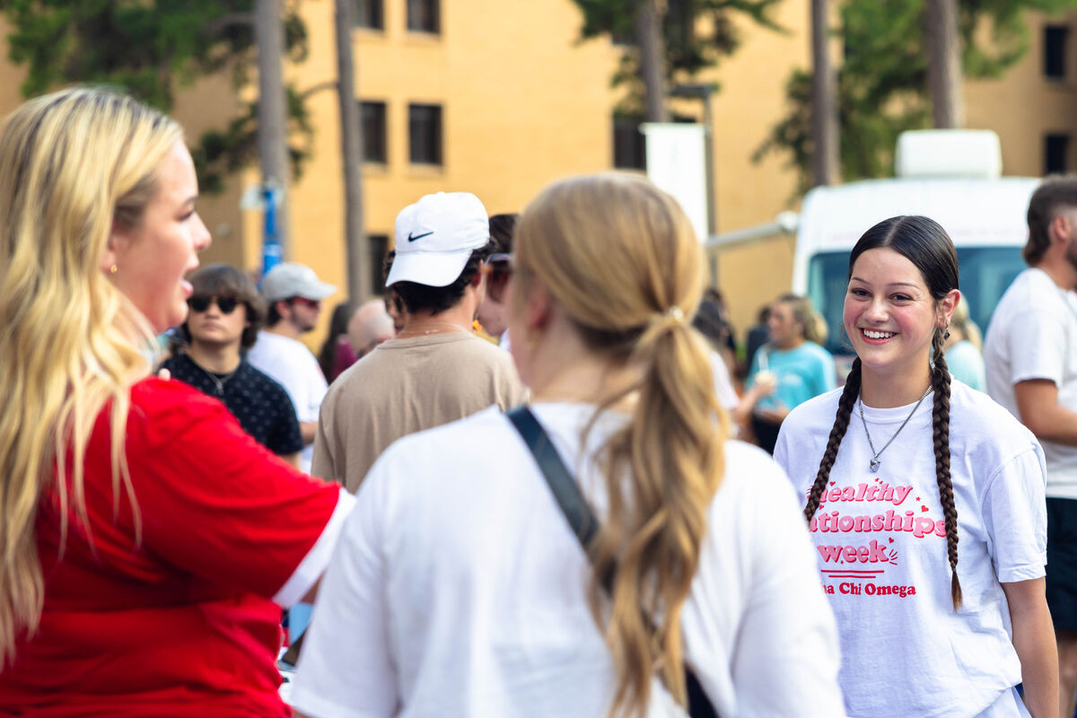 Students at Patriot Palooza Welcome Week