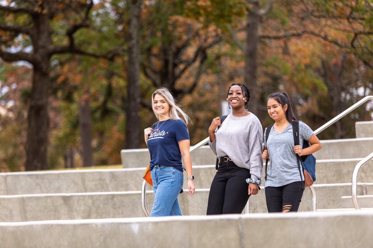 Students on campus