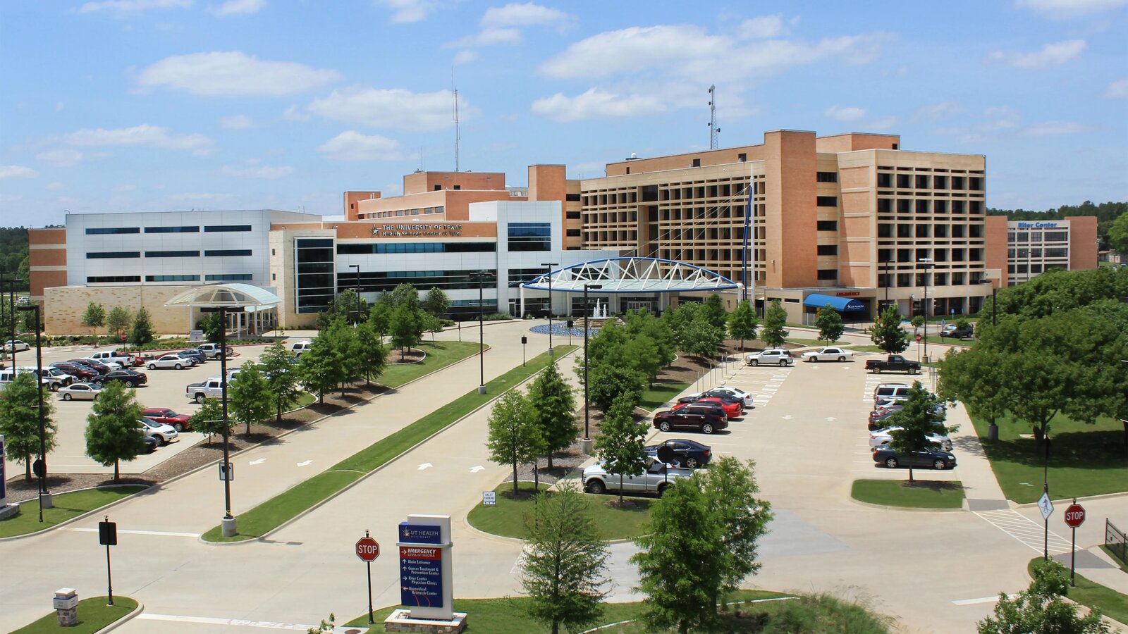 Health Science Center campus overhead image