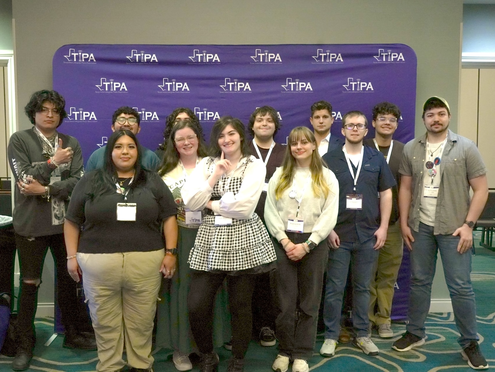 UT Tyler students at 2025 TIPA Convention