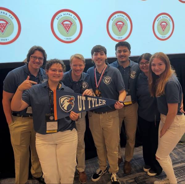Group photo of UT Tyler students at the 2026 BAP meeting