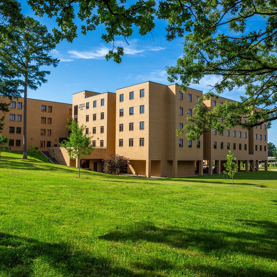 Exterior of Ornelas Hall on the UT Tyler campus