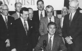 George Bush with 