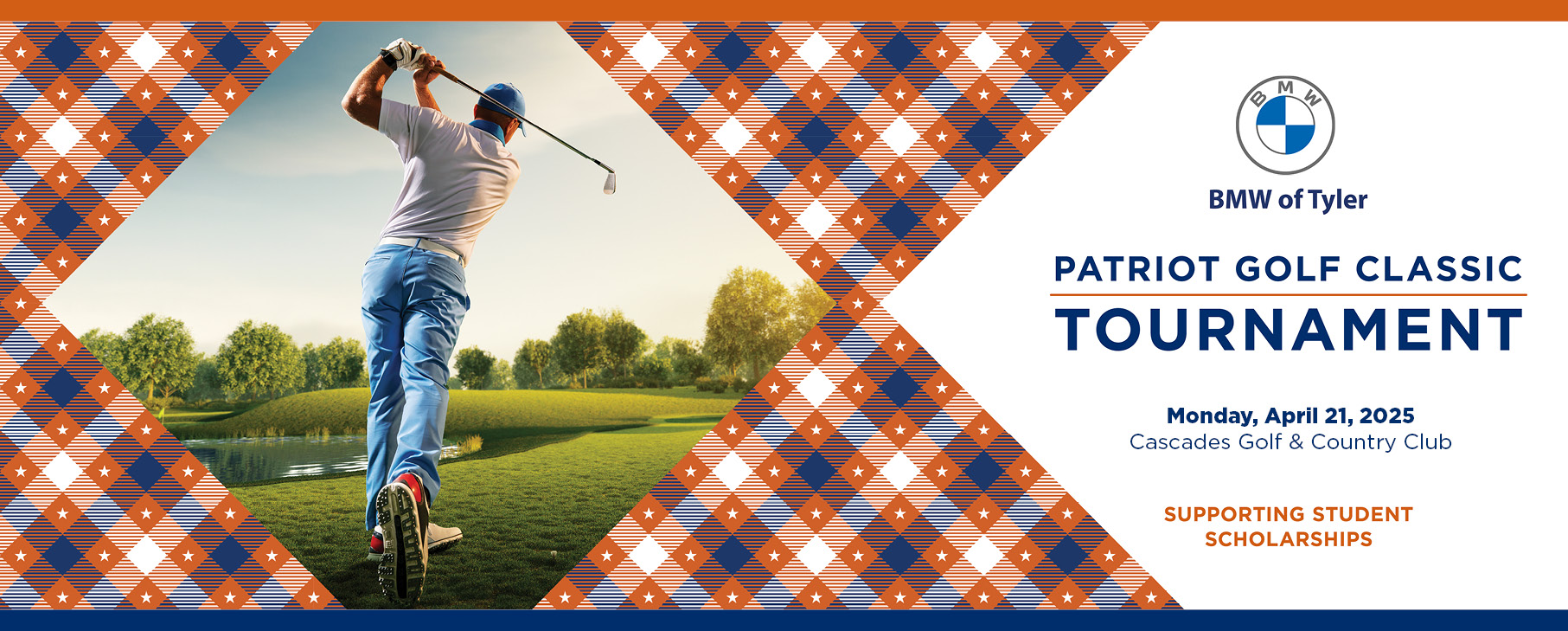Patriot Golf Classic Tournament, Monday April 21, 2025, at Cascades Golf and Country Club