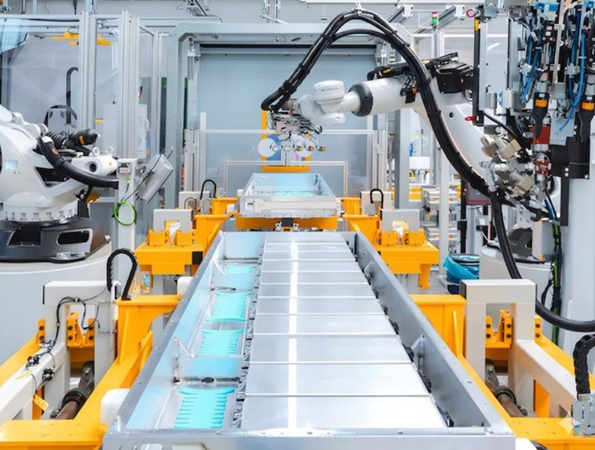 Industrial production line of lithium-ion batteries