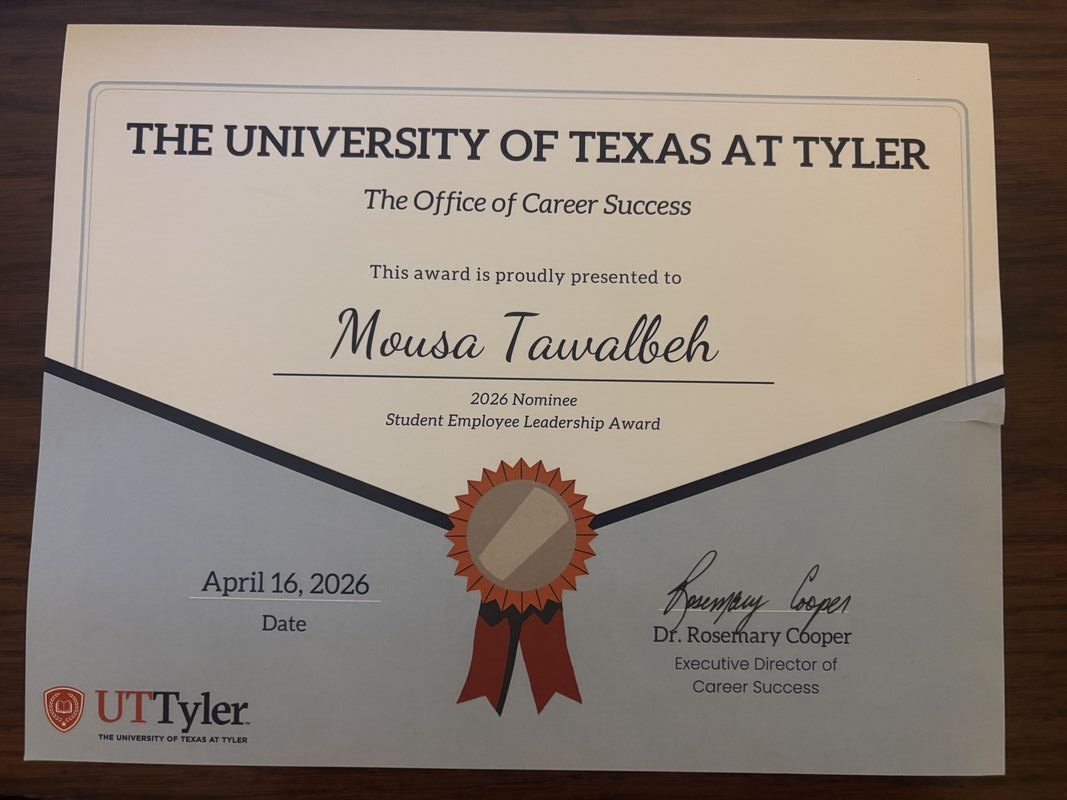 Student employee award