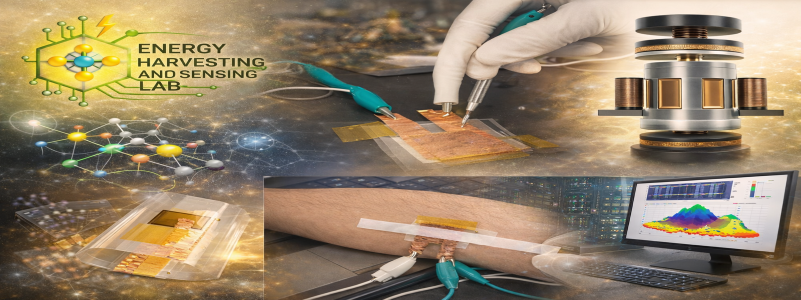 Innovative research in nanogenerators, advanced materials, and smart sensing technologies for energy-efficient and sustainable applications.