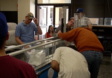 Lab study of fluid mechanics
