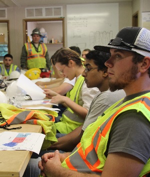 Students Reviewing Diagrams