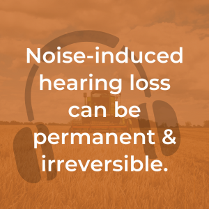 Noise induced hearing loss can be permanent and irreversible