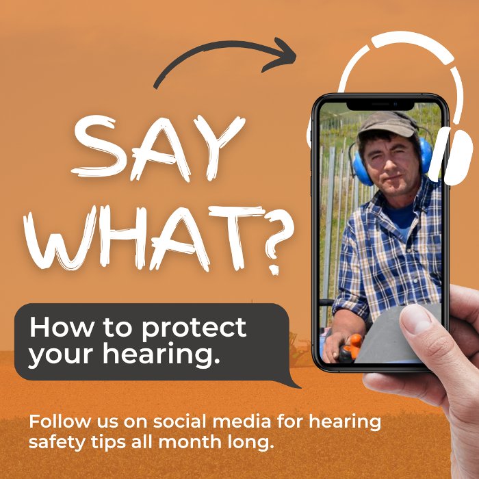 Follow us on social media for hearing safety tips all month long