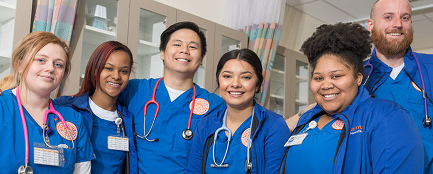 photo of nursing school students