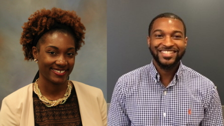 Takova Wallace-Gay and Jonathan Newsome