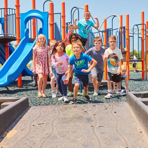 Children at the playground