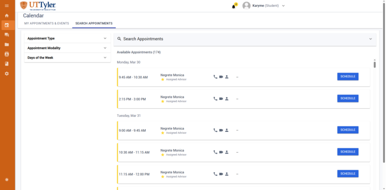 Schedule a preferred time image