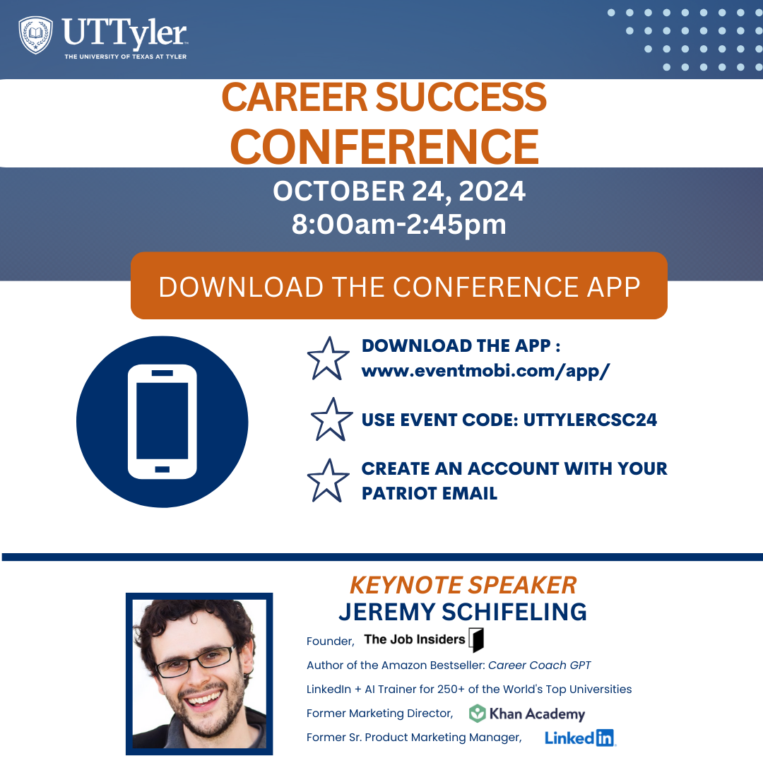 Download the app, Use code: UTTYLERCSC24