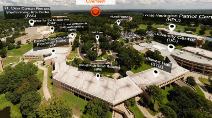 Virtual 360 Campus Map
