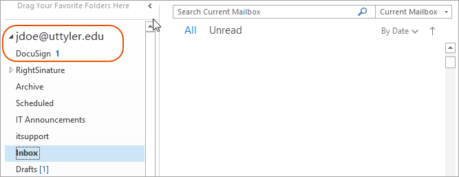 Move folder under main username