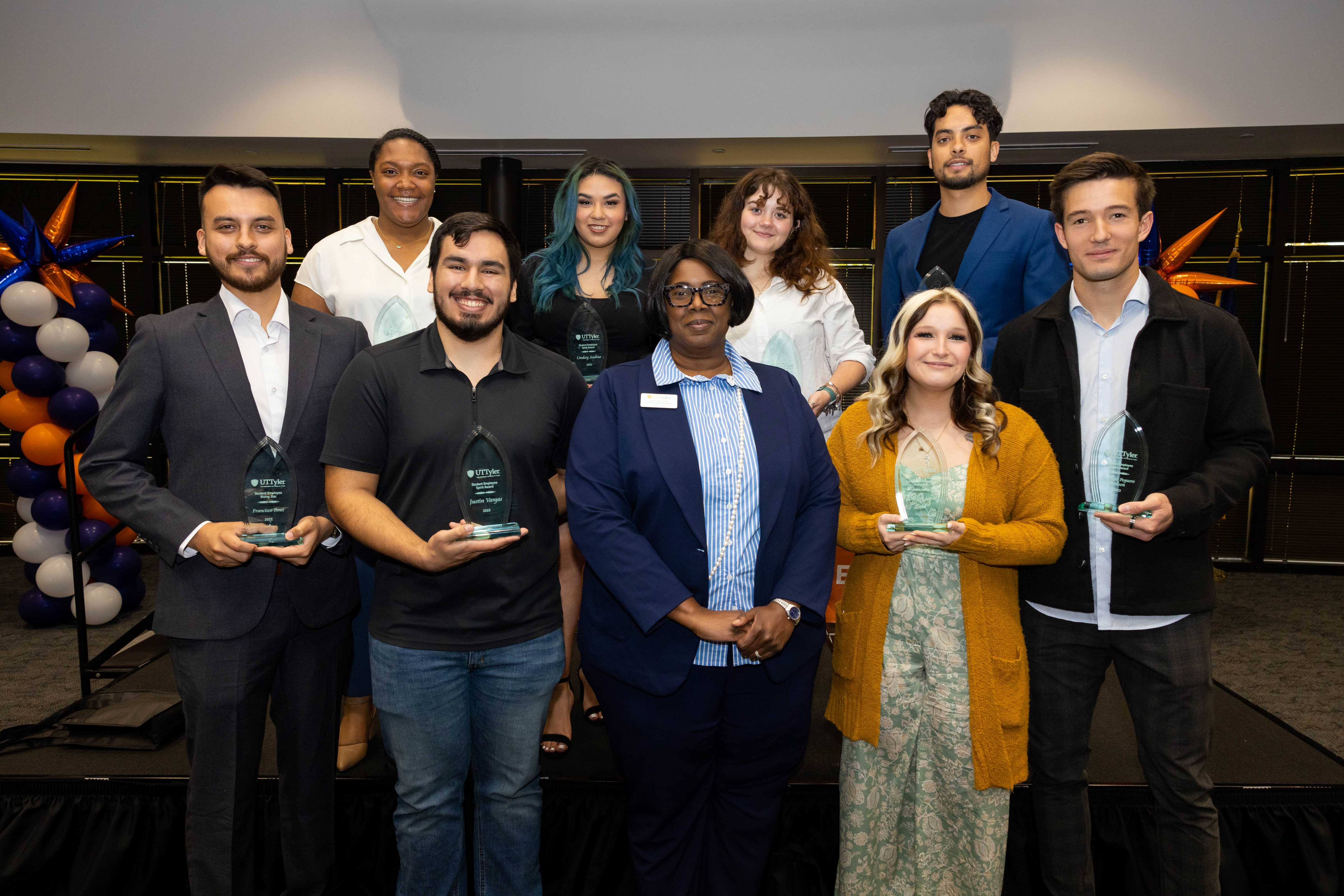 UT Tyler Student Employee Winners UT Tyler Student Employee Winners