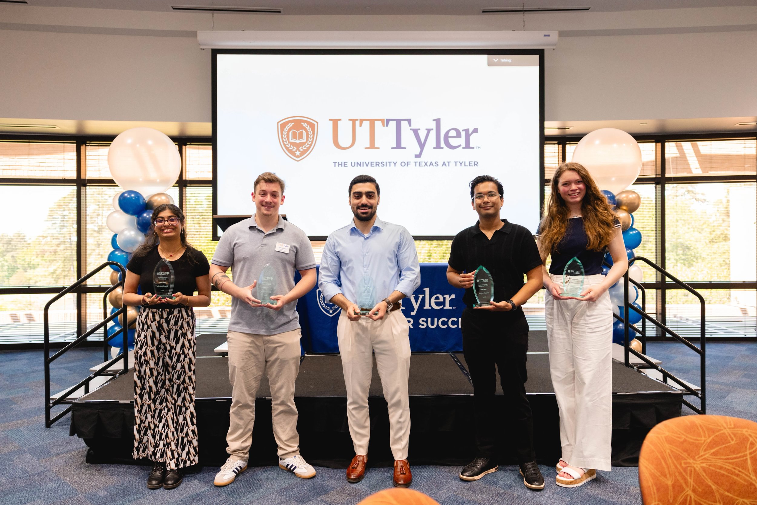 UT Tyler Student Employee Winners 2025 UT Tyler Student Employee Winners 2025