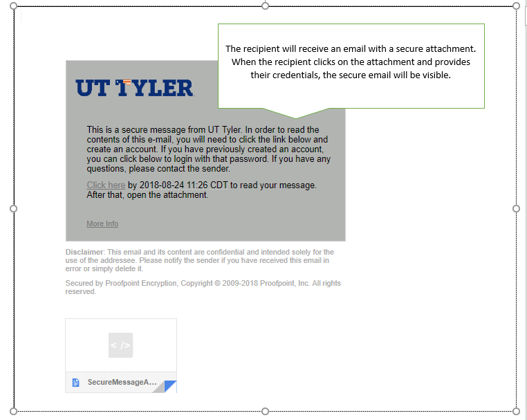 recipients email