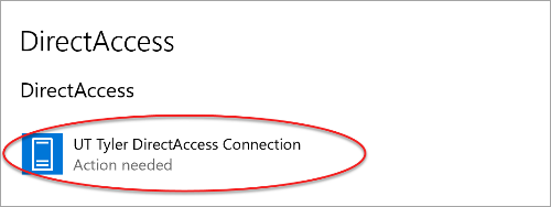 DirectAccess Action Needed
