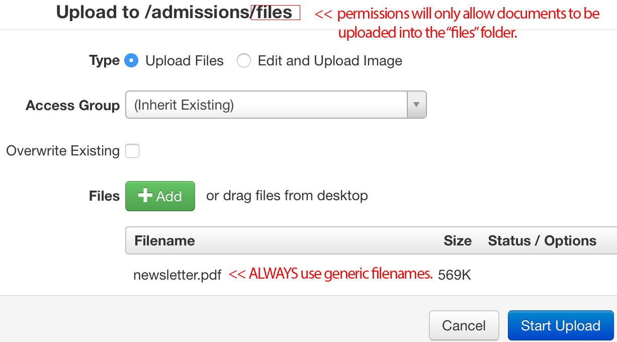 generic file name