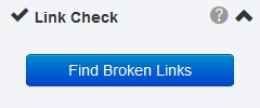 Link Check button