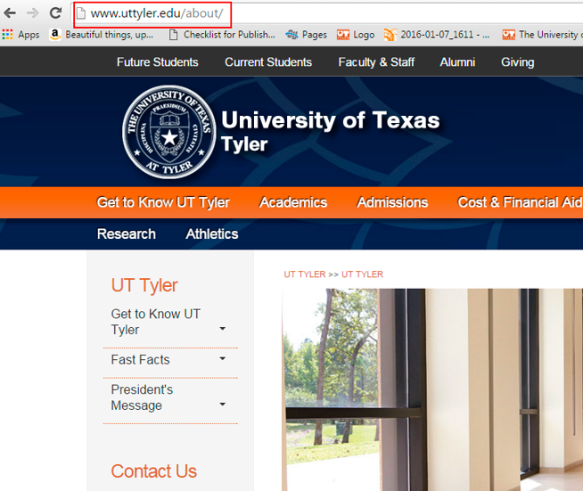 Navigate to the page you wish to edit