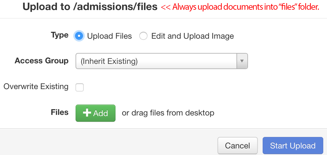 files folder