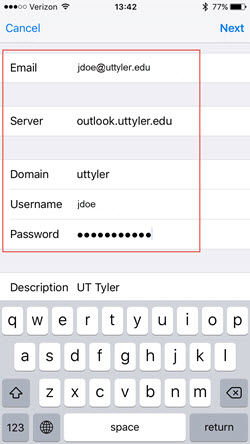 iPhone Configuration Step 5